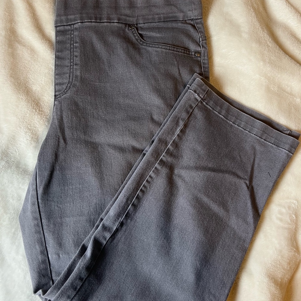 Gloria Vanderbilt Charcoal Skinny Jeans